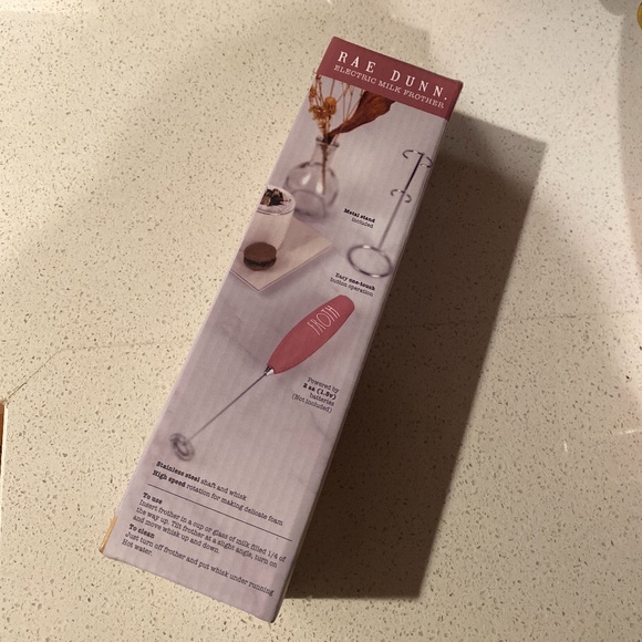 Rae Dunn Kitchen Rae Dunn Pink Electric Milk Frother Poshmark